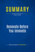 Summary: Renovate Before You Innovate : Review and Analysis of Zyman's Book