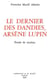 Le Dernier des dandies, Arsène Lupin : Étude de mythes