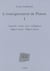 L'enseignement de platon - volume i