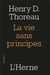 La vie sans principes