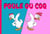 Pole ou coq - L??uf bleu