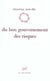 Du bon gouvernement des risques