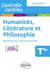Contrôle continu : spécialité humanités, littérature et philosophie - terminale - nouveaux programmes
