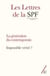 Les lettres de la Société de Psychanalyse Freudienne n.47 : La génération du contemporain : l'impossible vérité ?
