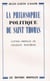 La philosophie politique de saint thomas