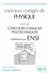 Physique ENSI 1990-1994 - Exercices corrigés