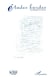 Etudes kurdes n 1