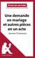Fiche de lecture : une demande en mariage et autres pièces en un acte, de Anton Tchekhov - analyse complète de l'oeuvre et résumé