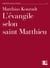 L'évangile selon saint Matthieu