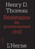 Résistance au gouvernement civil