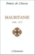 Mauritanie 1900-1975 - facteurs économiques