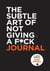The subtle art of not giving a f*ck journal