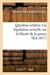 Question relative a la legislation actuelle sur la liberte de la presse