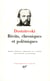 Récits, chroniques et polémiques