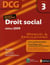 DCG - droit social - épreuve 3 - manuel & applications (édition 2009)