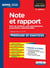 Note et rapport - note de synthèse, note administrative, propositions opérationnelles - catégories a et b - méthode et exercices (concours 2016/2017)