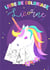 Livre de coloriage - licorne