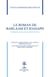 Le roman de Barlaam et Joasaph : version arabe chrétienne
