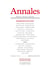 Revue Annales n.3 : autoportrait d'une revue