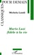 Mario luzi fidèle a la vie