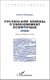 Vocabulaire général d'enseignement scientifique