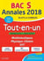 Annales bac 2018 le tout-en-un term s