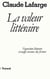 La valeur littéraire