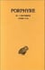 De l'abstinence Tome 2 - livre 2-3