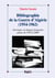 Bibliographie de la guerre d'Algérie (1954-1962) Tome 1 - ouvrages en langue française parus de 1954 à 2009