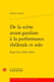 De la scène avant-gardiste à la performance théâtrale et solo : Etats-Unis (1960-2004)