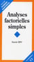 Analyses factorielles simples