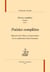 Oeuvres complètes : poésies, 1