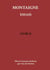 Montaigne, essais Tome 2