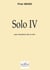 Solo IV pour saxophone alto
