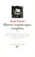 Œuvres romanesques complètes