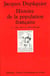 Histoire de la population française. Tome 4