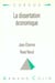 Dissertation economique