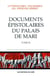 Les Documents épistolaires du palais de Mari, II