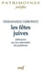 Les fêtes juives