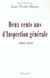 Deux cents ans d'Inspection générale (1802-2002)