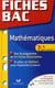 Fiches bac Tome 6 : mathématiques - terminale S