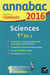 Annabac - sciences - 1ère es, l (édition 2016)