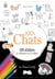 200 stickers à colorier - 100 % chats