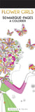 Marque-pages flower  girls - marque-pages a colorier