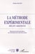 La méthode expérimentale selon aristote - reconstruction doctrinale de l'épistémologie aristotélicienne