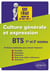 BTS - culture générale et expression - 1re et 2e année