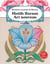 Broderie au point de Bayeux - motifs floraux - art nouveau