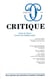 Revue Critique n.874 : Alain de Libera, lecteur des Cahiers noirs