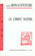 Le Christ maître