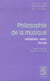 Philosophie de la musique : imitation, sens, forme